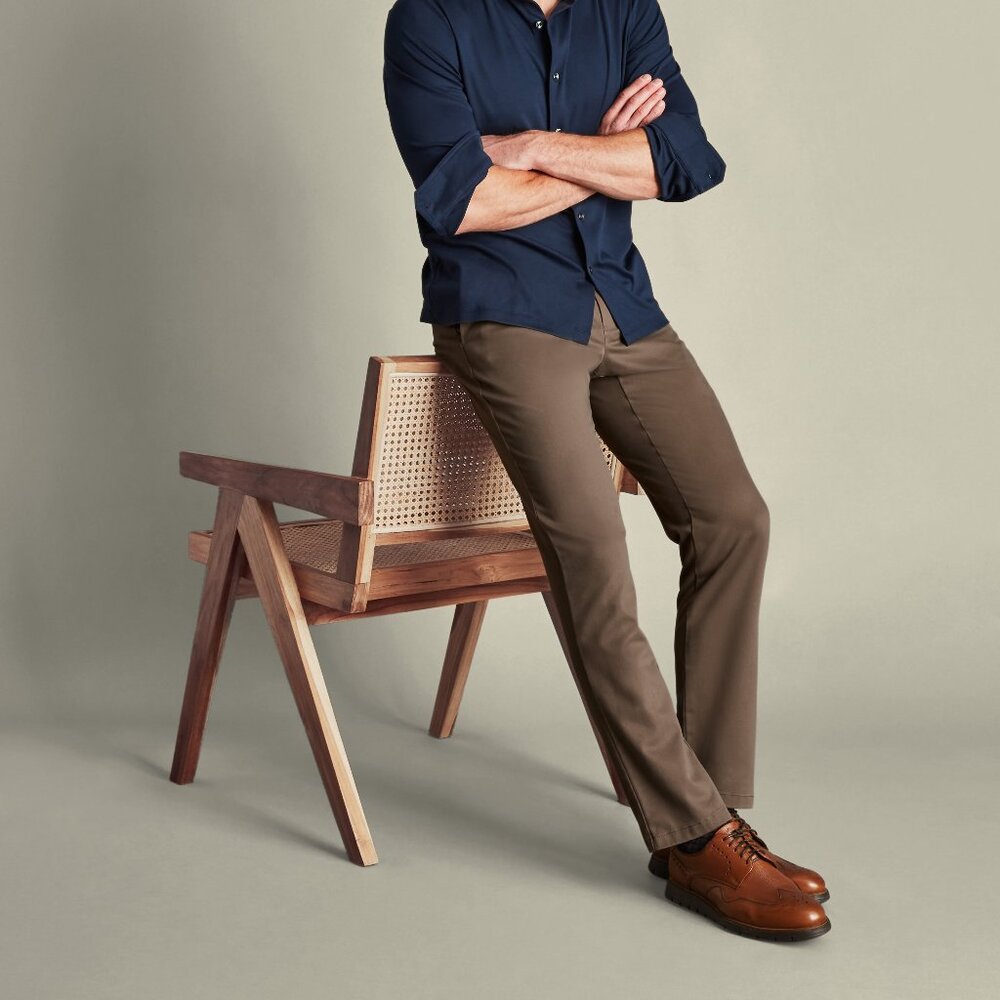 Charles Tyrwhitt Ultimate Non-Iron Chinos - Mocha